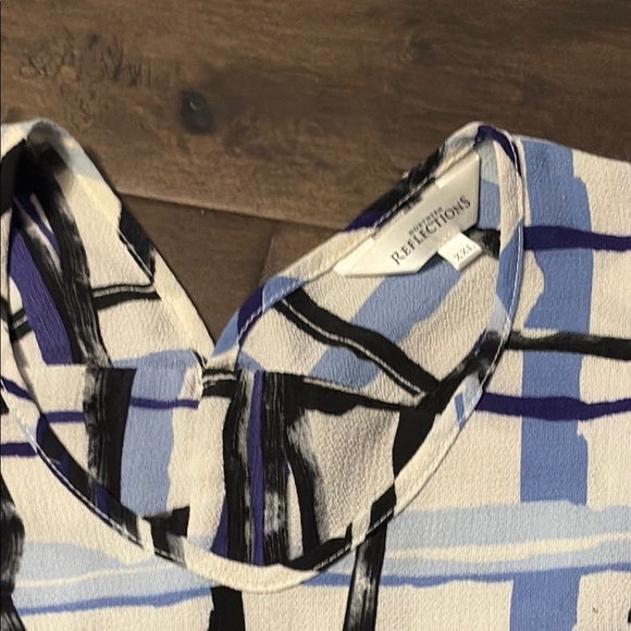 Northern Reflections Stylish Blue and Black Shirt, size XXL - Picture 3 of 7